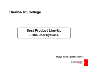 Therma-Tru University - Therma
