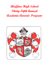 Thirty-Fifth Annual Academic Awards Program