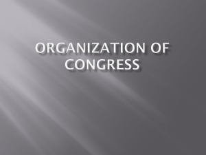 Congressional organization
