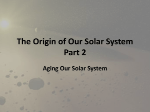 The Age of the Solar System