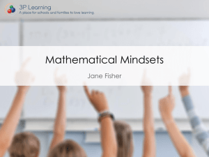 Mathematical Mindsets - Maths Aspirations & Teaching