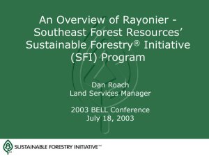 What is the SFI Program? - World Resources Institute