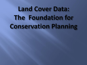 Land Cover Data: the foundation for