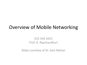 Mobile Networking