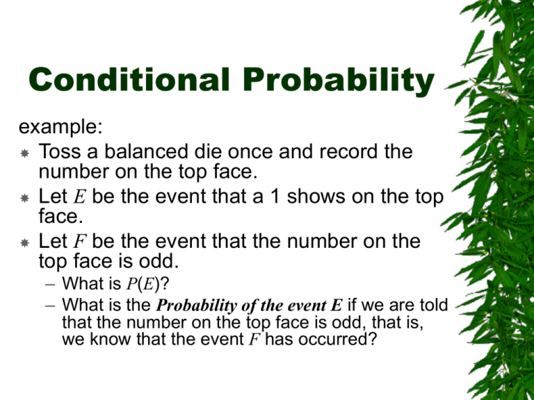 Conditional Probability
