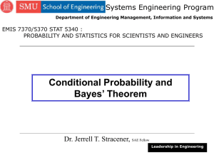 Conditional Probability and Bayes' Theorem