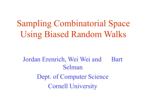 Sampling Combinatorial Space Using Biased