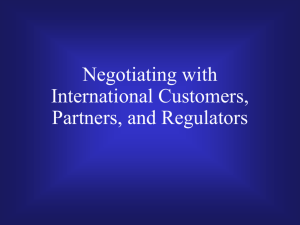 Global Negotiations
