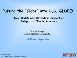 Putting the "GLOBE" in US GLOBEC