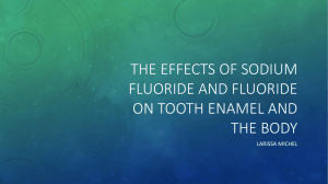 Calcium carbonate and its effects on tooth enamel over time