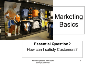 Marketing basics presentation