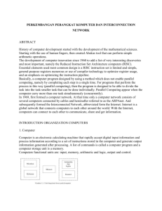 PERKEMBANGAN PERANGKAT KOMPUTER DAN