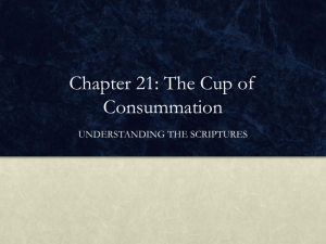 Chapter 21: The Cup of Consummation