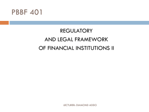 legal & regulatory framework for financial institutions ii-3