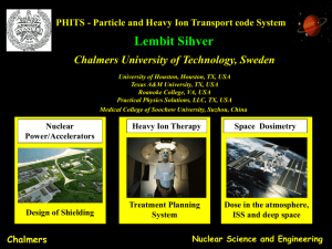 Chalmers Particle and Heavy Ion Transport code System PHITS