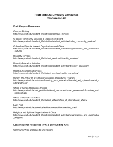 Pratt Institute Diversity Committee Resources List