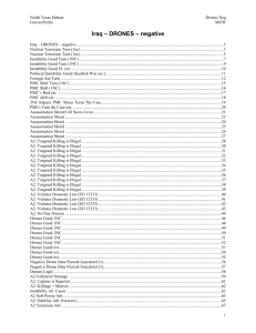 Drones and Targeted Killings Neg-MGW