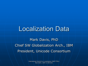Localization Data