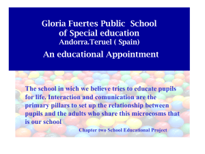 Gloria Fuertes School presentation