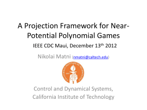 A Projection Framework for Near-Potential Games