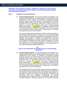 Notes to the Financial Statements