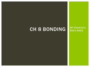 Ch 8 Bonding