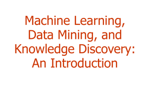 Data Mining and Knowledge Discovery in Business Databases