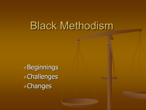 Beginnings of Black Methodism