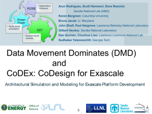 Data Movement Dominates (DMD) - X