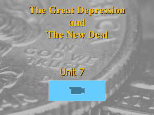 Great Depression & New Deal Chapter 15 & 16