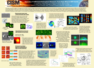 Overview of CISM Solar/Heliospheric Research