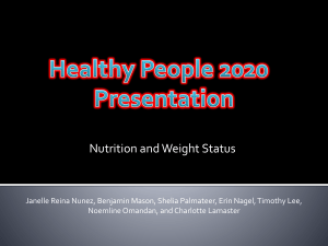 Healthy People 2020 Presentation