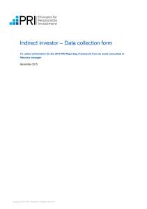 General guidance - Principles for Responsible Investment