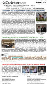 Newsletter Spring-10 - Stokes County Soil & Water Conservation