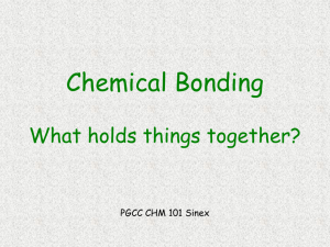 Chemical Bonding - Academic Computer Center