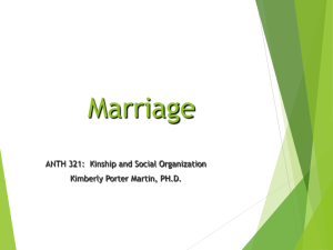 321 Marriage and Household Formation