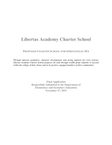 Libertas Academy Final Application 2015-2016