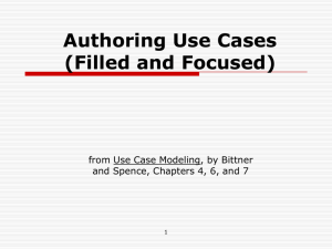 Authoring Use Cases