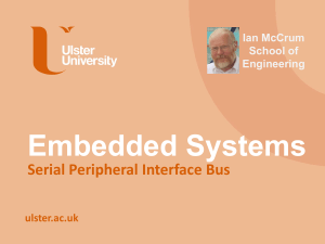 Embedded Systems Serial Peripheral Interface Bus