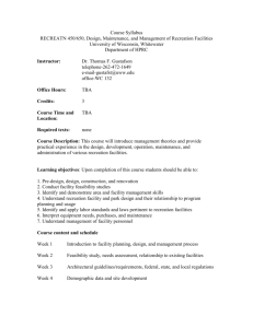 Course Syllabus - University of Wisconsin Whitewater
