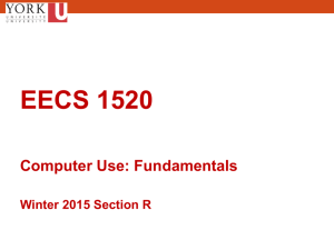 CSE 1520 Computer Use: Fundamentals