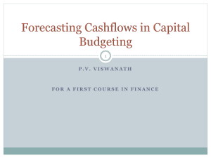 Incremental Cashflows