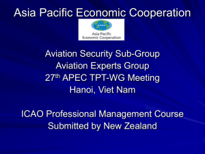 ICAO Aviation Professional Management Course - Asia