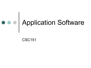 Application Software - La Salle University
