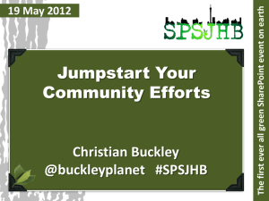 (Christian Buckley) Jumpstart Your SharePoint