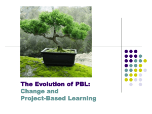 The Project-Based Pendulum - ChangesinEducation-PBL