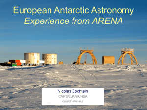Antarctic Astronomy in FP7