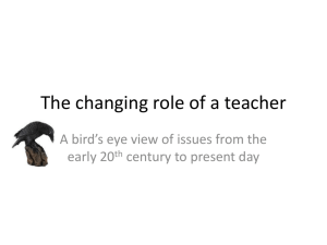 teachers as agents of change