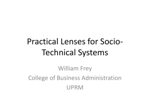 Practical Lenses for Socio