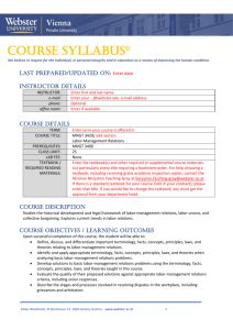course details - Webster University Vienna